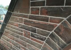 Repointing in lime mortar (AFTER)