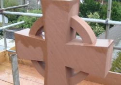 New stone cross